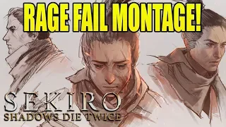 Sekiro Fails, Deaths & Rage Montage!