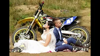 4Kp I Milena & Przemysłw I Plener Wedding Motocross    GÓRA