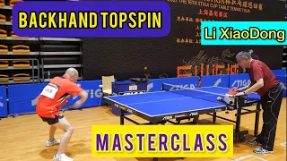 [Case Study] Masterclass on Backhand Topspin from Chinese National Team coach Li XiaoDong