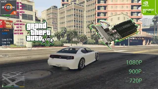 GT 710 | GTA 5  - 720p,900p & 1080p low.