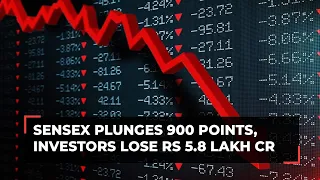 Sensex plunges 900 points, Nifty below 18,900; Adani group stocks tank up to 7%