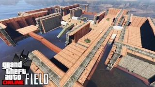 GTA V Field Online: PLATAFORMA DO PIPOCO NO MAR!