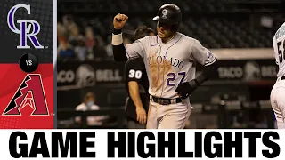 Arenado plates 2, scores winning run | Rockies-D-backs Game Highlights 8/25/20