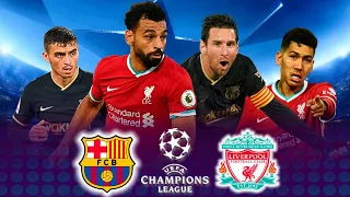 Barcelona v Liverpool Champions League PES 2021