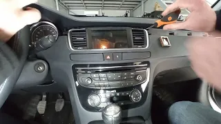 Peugeot 508 Android Navigation/ Original Display Removal / How To Remove