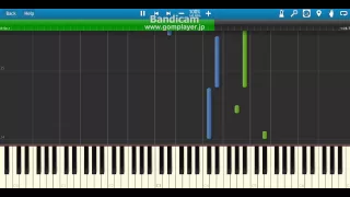 （SAO II ED3）シルシ(Shirushi)【採譜してみた】(Synthesia Piano Sheet)