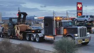 Truck Drivers seen moving about ahead of Valentine's Day, Truck Spotting USA