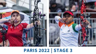 Ella Gibson v Jyothi Surekha Vennam – compound women gold | Paris 2022 World Cup S3