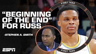 The official beginning of the end for Westbrook 😳 - Stephen A. on the Lakers' trade | First Take