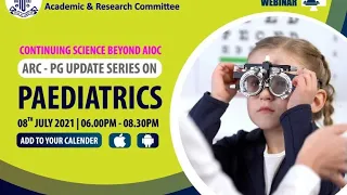 PG UPDATE SERIES ON PAEDIATRICS