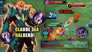 TUTORIAL LANING CLAUDE! BIKIN MENTAL MUSUH DOWN SAMPAI AFK!? NEW BUILD! | TOP GLOBAL CLAUDE - MLBB