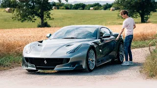 (POV) FIRST DRIVE in Brand New Ferrari F12 TDF !!