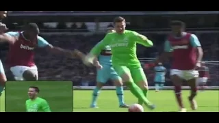 West Ham Goalkeeper Adrian Scores Amazing Solo Goal 2016