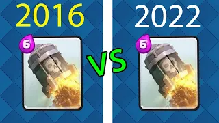 ROCKET 2016 VS 2022 : CLASHROYALE