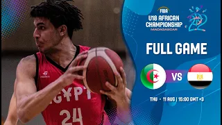 QUARTER-FINALS: Algeria v Egypt | Full Basketball Game | FIBA U18 African Championship 2022