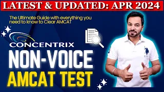 AMCAT Test for Concentrix | Non-Voice AMCAT Test | Concentrix Interview questions and answers