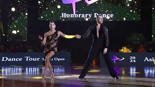 2024 Asia dance tour Taipei open- Honor Dance open pro latin 1st place Troels Bager & Ina Jeliazkova