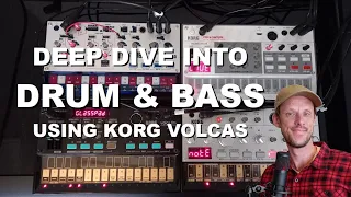Deep Dive into Drum & Bass using Korg Volcas (Like it was 1992)