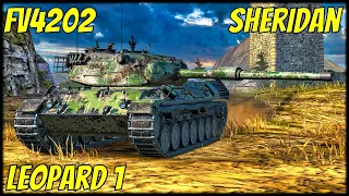 Leopard 1, FV4202 & Sheridan ● WoT Blitz