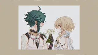 Xiao and Lumine falling in love with each other | a Xiaolumi playlist
