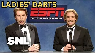 THESE GUYS ARE RUTHLESS🤣🤣 SNL | Espn Classic : Ladies Darts -REACTION