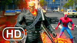 Ghost Rider Saves Spider-Man From Dying Scene 4K ULTRA HD - Marvel Cinematic