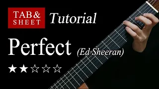 Perfect (Ed Sheeran) - Fingerstyle Lesson + TAB