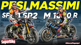 L'INCONTRO DEL SECOLO 🥊 - Ducati Streetfighter V4 SP2 vs BMW M1000R: comparativa in pista a Estoril