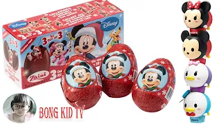 Disney Zaini MICKEY MOUSE And Tsum Tsum Milk Chocolate Surprise Eggs With BongKidTV