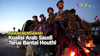 Koalisi Arab Saudi Kembali Bantai Prajurit Houthi, Nyaris 100 Orang Tewas