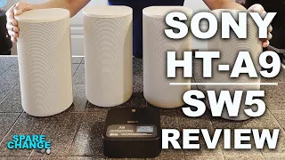 SONY HT-A9 & SW5 Home Theater Review & Setup | A Sony A80J As a Center Channel?