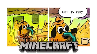 [Minecraft] Vtuber tries to build the portal to minecraft hell and fails miserably. [CarameltPud]