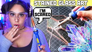 I tried to make Stained Glass Art! - TiffyTries