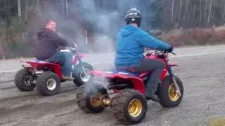 Honda 250r vs Honda 350x 3 wheelers