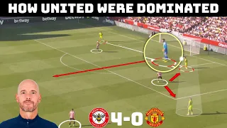 Tactical Analysis : Manchester United 0-4 Brentford | A Tactical Nightmare For Ten Hag |