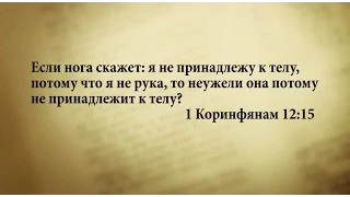 "3 минуты Библии. Стих дня" (12 апреля 1Коринфянам 12:15)