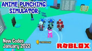 Roblox Anime Punching Simulator New Codes January 2022