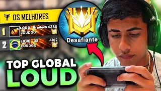 LOUD DOMINOU TOP 1 GLOBAL DO FREE FIRE EM 24 HORAS!!