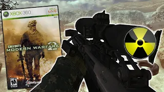 The Barrett 50 Cal Will NEVER Get Old From OG MW2 (Sniper Nuke)