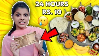 Living on Rs.10 for 24 HOURS!! *& this is what happened* | Jenni's Hacks