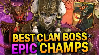 These Epics DESTROY DEMON LORD! - BEST Clan Boss Champs - Raid: Shadow Legends Guide