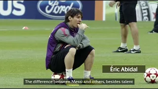 Messi in training 2011 UCL Final