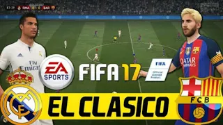 FIFA 17 Ps4 Gameplay Fc Barcelona Vs Real Madrid CF