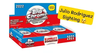 New Preview Release! 2022 Topps Chrome Platinum Hobby Box! We pulled a MASSIVE Rookie Numbered card🤩