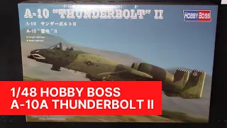 Hobby Boss 1/48 A-10 Thunderbolt II: A look inside the box