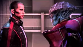 Mass Effect 3 - Javik tells Shepard to throw Legion out of the airlock