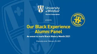 Our Black Experience – Panel Discussion