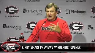 Georgia coach Kirby Smart updates injuries prior to Vanderbilt opener