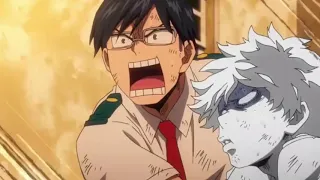 izuku midoriya getting punched by a kid (DUB)