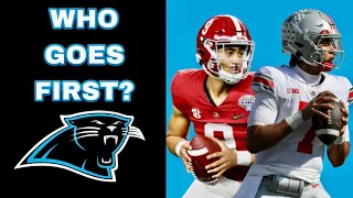 Who should the Carolina Panthers take 1st overall in the NFL Draft?